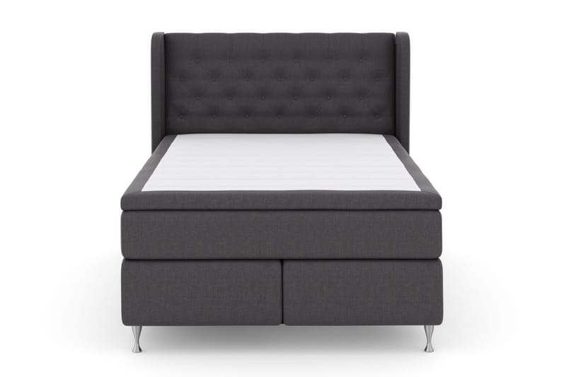 Select No 5 Komplett Sängpaket 140x200 Fast Watergel - Mörkgrå/Silver - Möbler - Säng - Komplett sängpaket