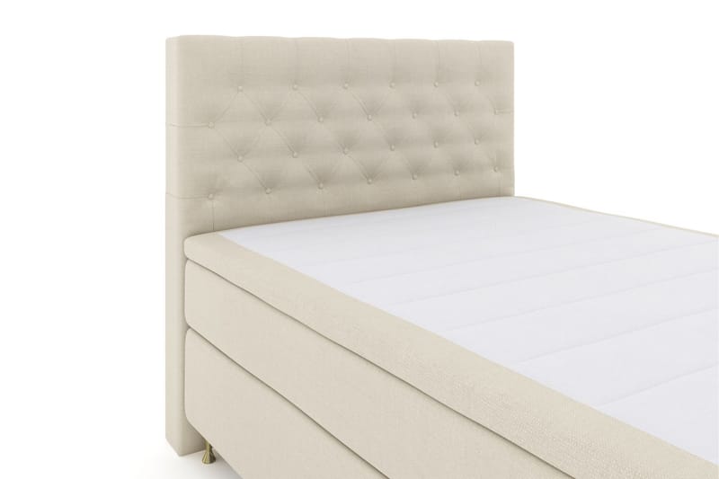 Select No 5 Komplett Sängpaket 140x200 Fast/Medium Latex - Beige/Guld - Komplett sängpaket - Kontinentalsäng - Dubbelsäng