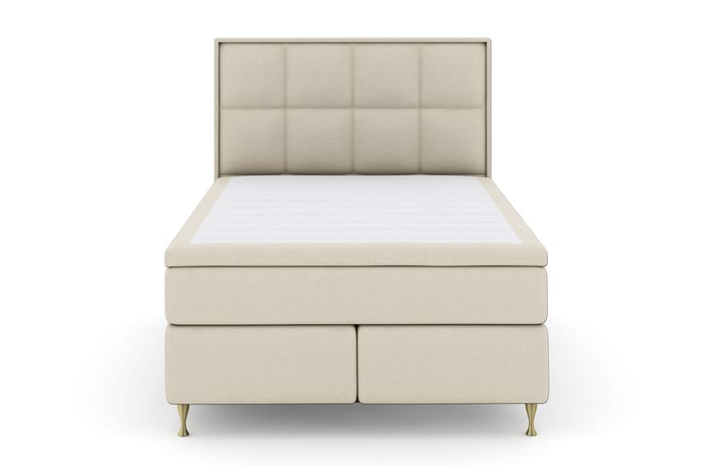 Select No 5 Komplett Sängpaket 140x200 Fast/Medium Latex - Beige/Guld - Komplett sängpaket - Kontinentalsäng - Dubbelsäng