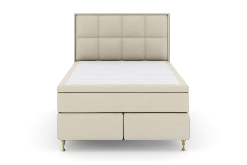 Select No 5 Komplett Sängpaket 140x200 Fast/Medium Latex - Beige/Guld - Möbler - Säng - Komplett sängpaket