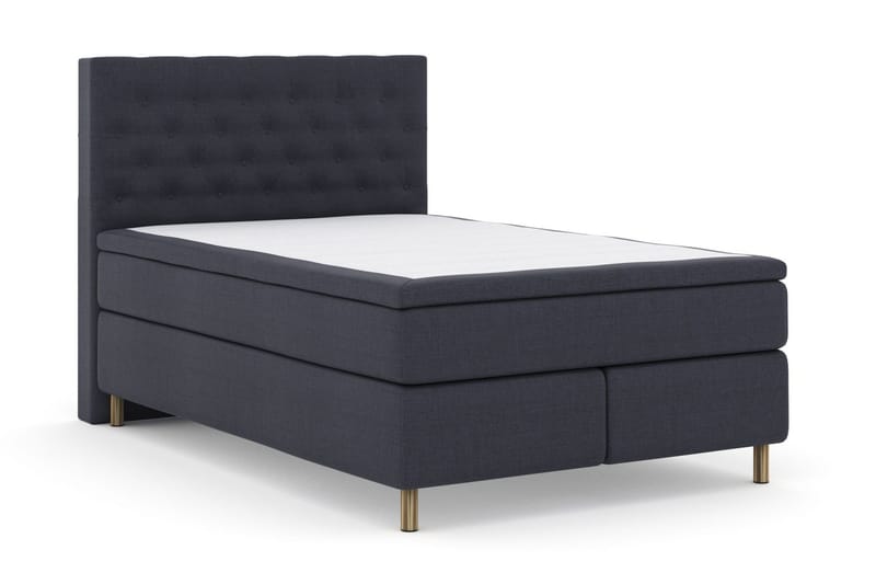 Select No 5 Komplett Sängpaket 140x200 Fast/Medium Latex - Blå/Metall - Möbler - Säng - Kontinentalsäng