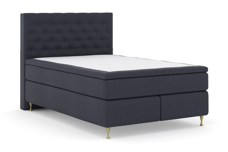 Select No 5 Komplett Sängpaket 140x200 Fast/Medium Watergel - Blå/Guld - Möbler - Säng - Kontinentalsäng