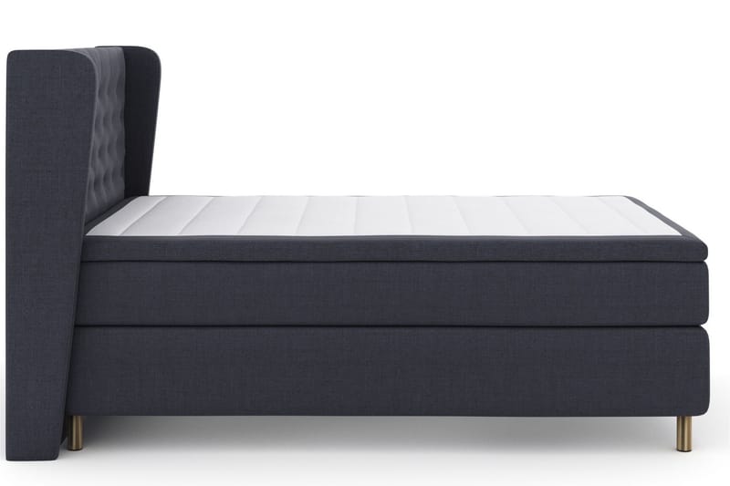 Select No 5 Komplett Sängpaket 140x200 Fast/Medium Watergel - Blå/Metall - Möbler - Säng - Komplett sängpaket