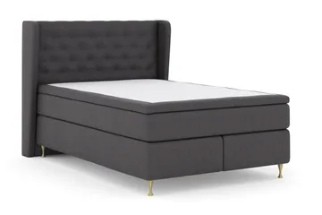 Select No 5 Komplett Sängpaket 140x200 Fast/Medium Watergel - Mörkgrå/Guld - Möbler - Säng - Kontinentalsäng