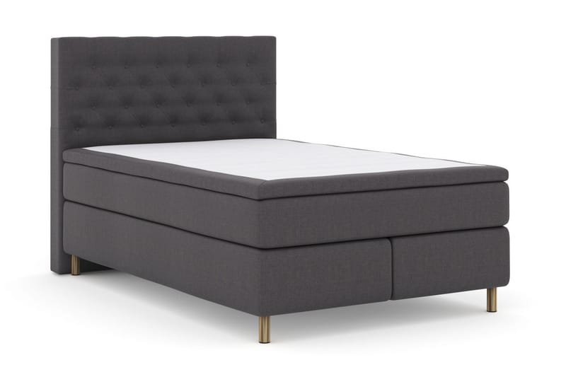 Select No 5 Komplett Sängpaket 140x200 Fast/Medium Watergel - Mörkgrå/Koppar - Möbler - Säng - Kontinentalsäng