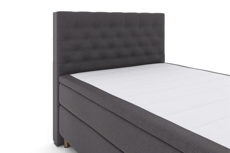Select No 5 Komplett Sängpaket 140x200 Fast/Medium Watergel - Mörkgrå/Koppar - Möbler - Säng - Kontinentalsäng