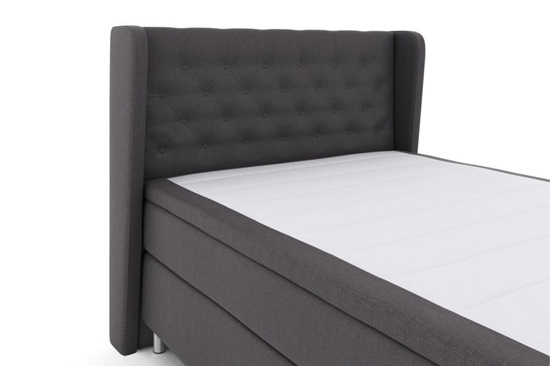 Select No 5 Komplett Sängpaket 140x200 Fast/Medium Watergel - Mörkgrå/Metall - Möbler - Säng - Kontinentalsäng
