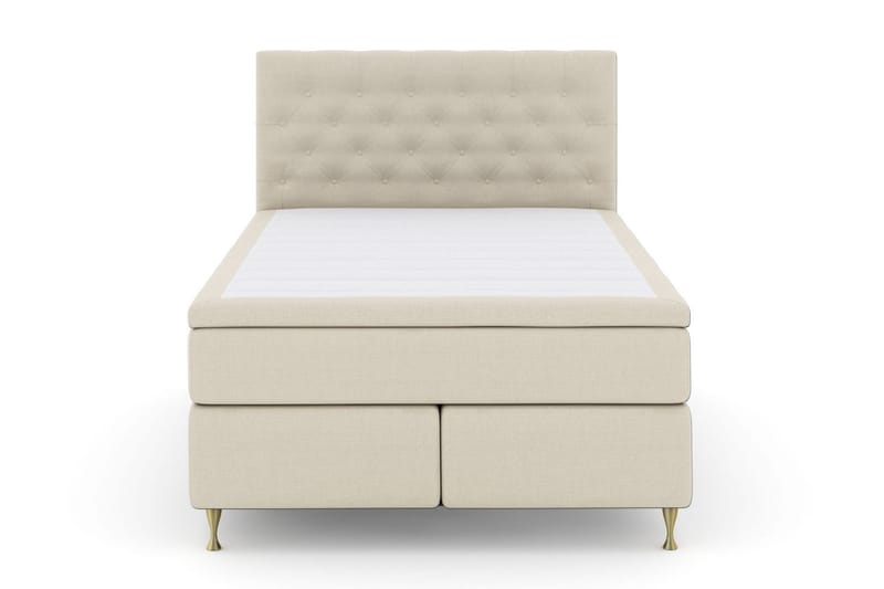 Select No 5 Komplett Sängpaket 140x200 Medium Watergel - Beige/Guld - Möbler - Säng - Kontinentalsäng