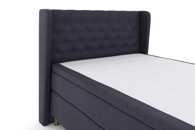 Select No 5 Komplett Sängpaket 160x200 Fast Latex - Blå/Metall - Möbler - Säng - Kontinentalsäng