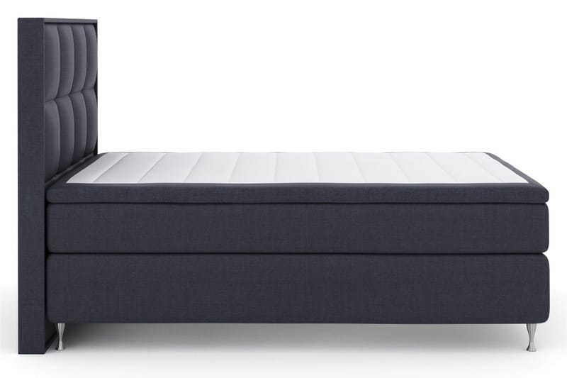 Select No 5 Komplett Sängpaket 160x200 Fast Latex, Blå/Silver