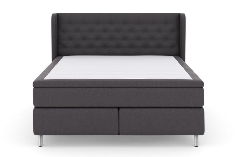 Select No 5 Komplett Sängpaket 160x200 Fast Latex - Mörkgrå/Metall - Möbler - Säng - Kontinentalsäng