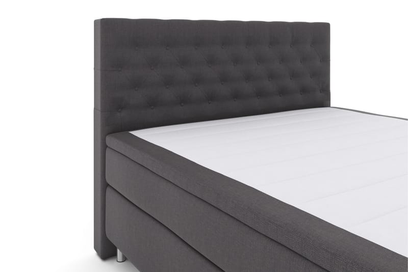 Select No 5 Komplett Sängpaket 160x200 Fast Watergel - Mörkgrå/Metall - Möbler - Säng - Komplett sängpaket