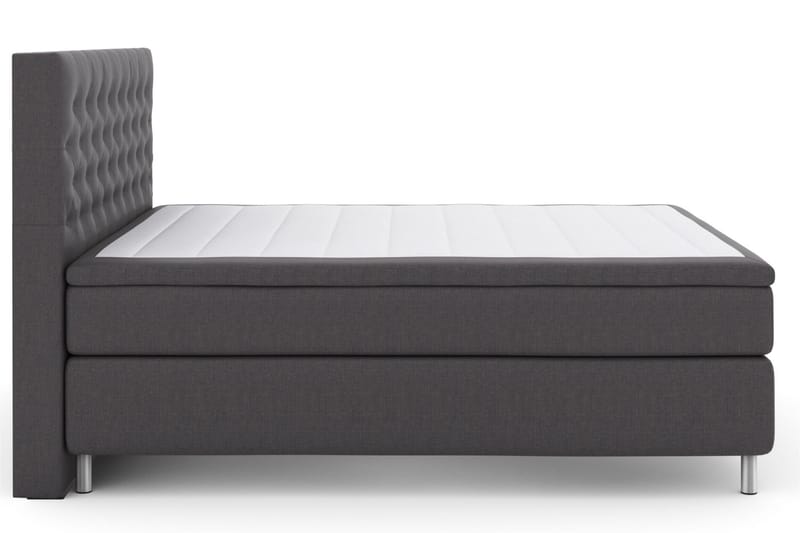 Select No 5 Komplett Sängpaket 160x200 Fast Watergel - Mörkgrå/Metall - Möbler - Säng - Komplett sängpaket