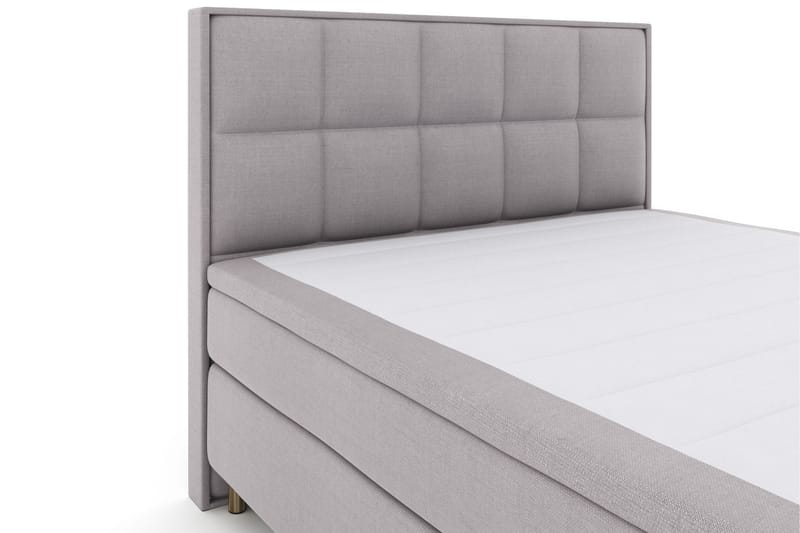 Select No 5 Komplett Sängpaket 160x200 Fast/Medium Watergel - Ljusgrå/Koppar - Möbler - Säng - Komplett sängpaket