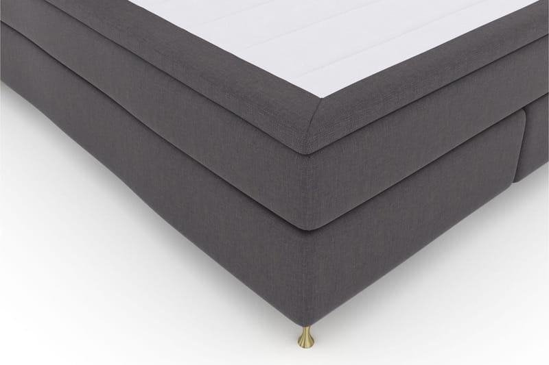 Select No 5 Komplett Sängpaket 160x200 Fast/Medium Watergel - Mörkgrå/Guld - Möbler - Säng - Kontinentalsäng