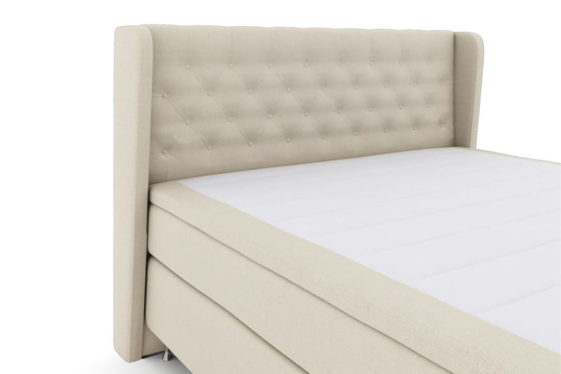 Select No 5 Komplett Sängpaket 180x200 Fast Latex - Beige/Silver - Komplett sängpaket - Kontinentalsäng - Dubbelsäng