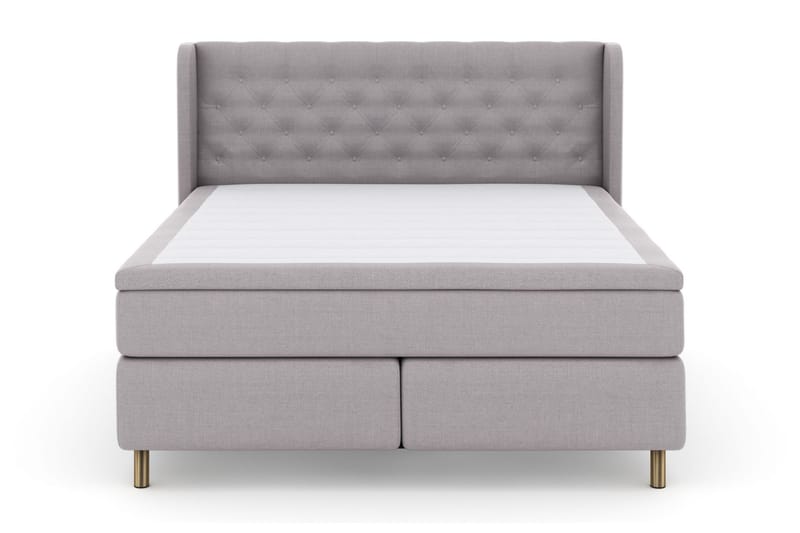 Select No 5 Komplett Sängpaket 180x200 Fast Watergel - Ljusgrå/Koppar - Möbler - Säng - Komplett sängpaket
