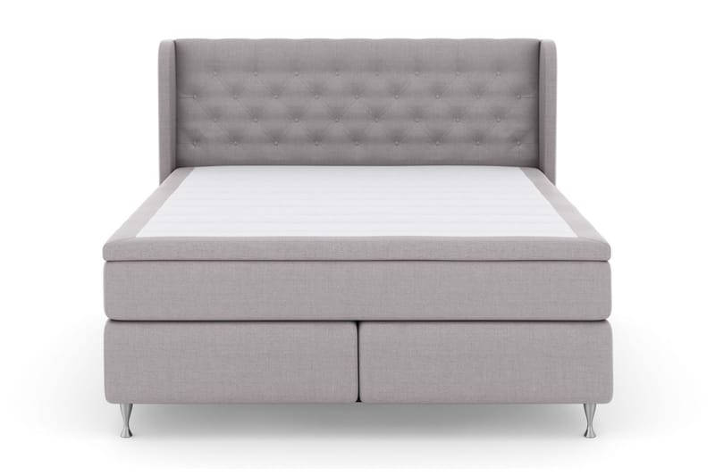 Select No 5 Komplett Sängpaket 180x200 Fast Watergel - Ljusgrå/Silver - Möbler - Säng - Komplett sängpaket