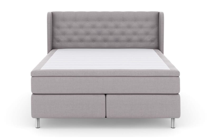 Select No 5 Komplett Sängpaket 180x200 Fast/Medium Latex - Ljusgrå/Metall - Möbler - Säng - Kontinentalsäng