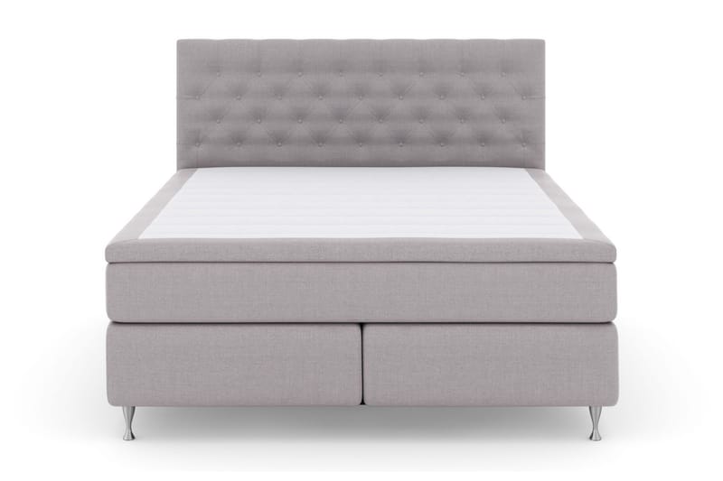 Select No 5 Komplett Sängpaket 180x200 Fast/Medium Latex - Ljusgrå/Silver - Möbler - Säng - Kontinentalsäng