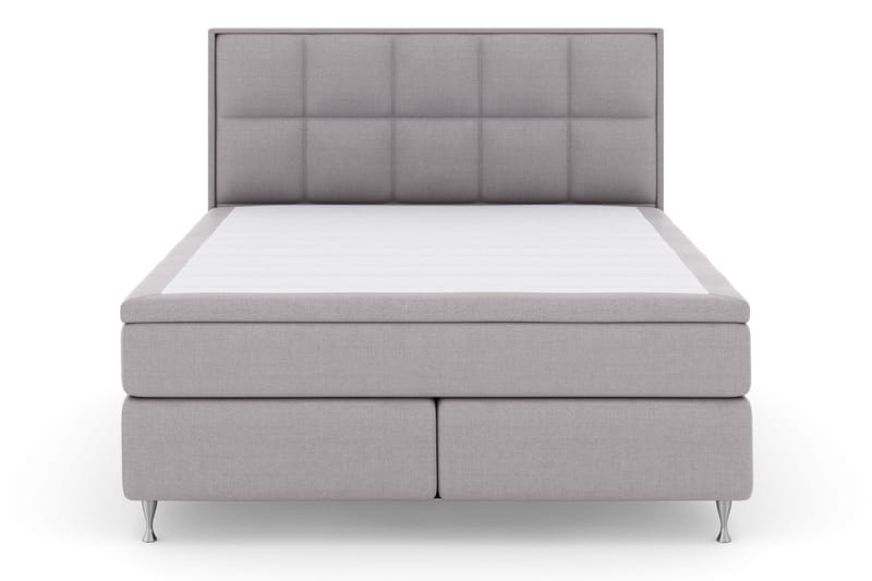 Select No 5 Komplett Sängpaket 180x200 Fast/Medium Latex - Ljusgrå/Silver - Möbler - Säng - Komplett sängpaket
