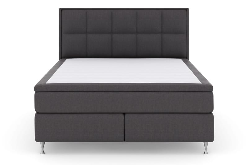 Select No 5 Komplett Sängpaket 180x200 Fast/Medium Latex - Mörkgrå/Silver - Möbler - Säng - Komplett sängpaket