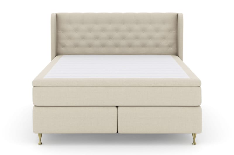 Select No 5 Komplett Sängpaket 180x200 Fast/Medium Watergel - Beige/Guld - Möbler - Säng - Kontinentalsäng