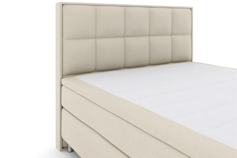 Select No 5 Komplett Sängpaket 180x200 Medium Latex - Beige/Metall - Möbler - Säng - Kontinentalsäng