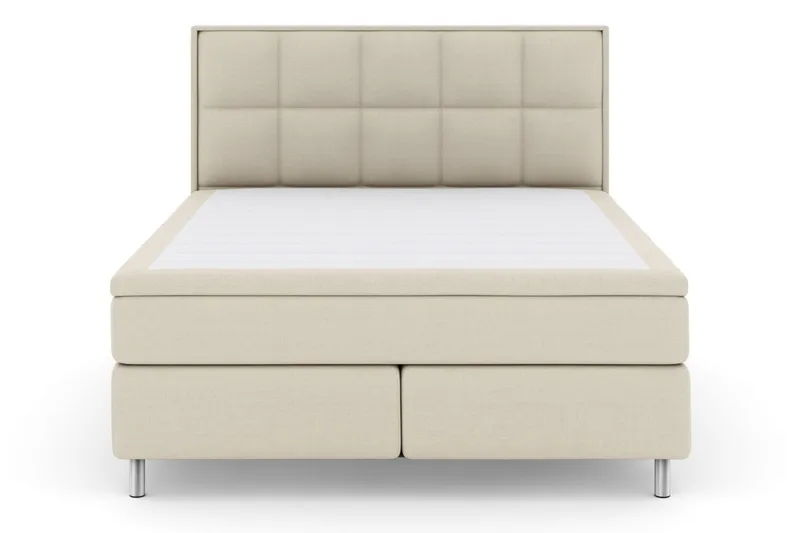 Select No 5 Komplett Sängpaket 180x200 Medium Latex - Beige/Metall - Möbler - Säng - Kontinentalsäng