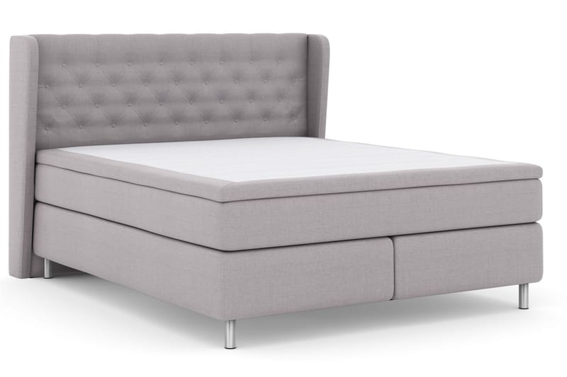 Select No 5 Komplett Sängpaket 180x200 Medium Watergel - Ljusgrå/Metall - Möbler - Säng - Komplett sängpaket