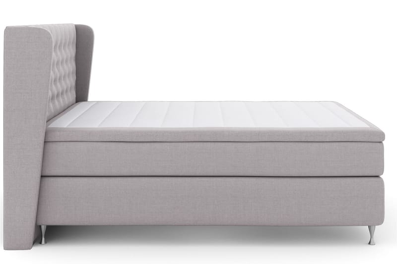 Select No 5 Komplett Sängpaket 180x200 Medium Watergel - Ljusgrå/Silver - Komplett sängpaket - Kontinentalsäng - Dubbelsäng