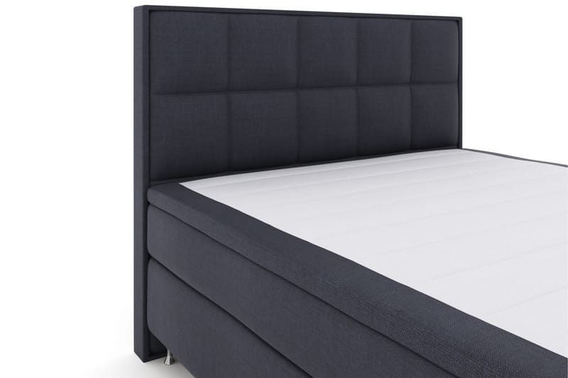 Select No 5 Komplett Sängpaket 210x210 Fast Watergel - Blå/Silver - Komplett sängpaket - Kontinentalsäng - Dubbelsäng - Familjesäng