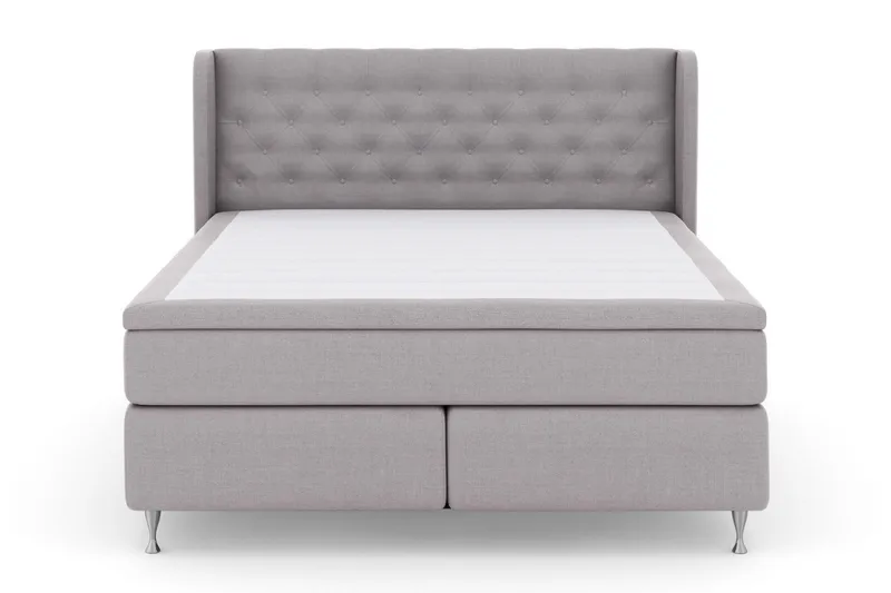 Select No 5 Komplett Sängpaket 210x210 Fast Watergel - Ljusgrå/Silver - Möbler - Säng - Kontinentalsäng