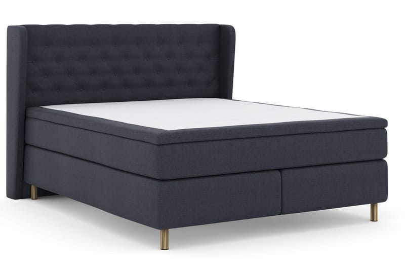 Select No 5 Komplett Sängpaket 210x210 Fast/Medium Watergel - Blå/Koppar - Möbler - Säng - Kontinentalsäng