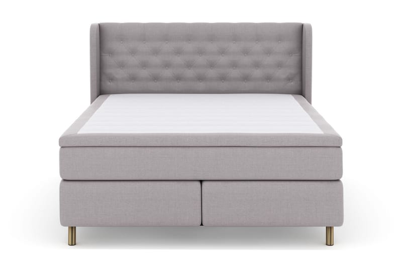 Select No 5 Komplett Sängpaket 210x210 Fast/Medium Watergel - Ljusgrå/Koppar - Möbler - Säng - Kontinentalsäng