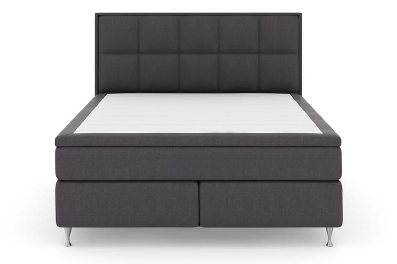 Select No 5 Komplett Sängpaket 210x210 Fast/Medium Watergel - Mörkgrå/Silver - Möbler - Säng - Kontinentalsäng