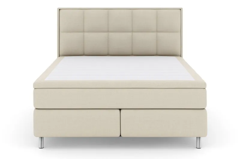 Select No 5 Komplett Sängpaket 210x210 Medium Watergel - Beige/Metall - Möbler - Säng - Kontinentalsäng
