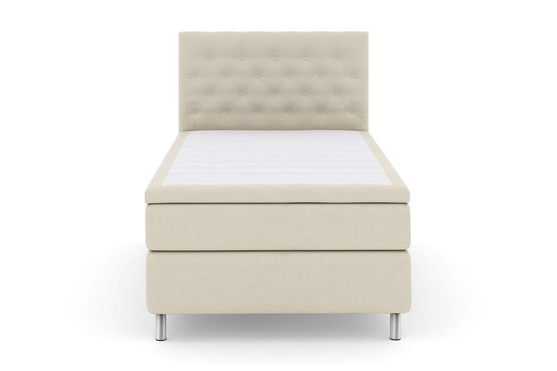 Select No 5 Kontinentalsäng 120x200 Fast Watergel, Beige/Metall