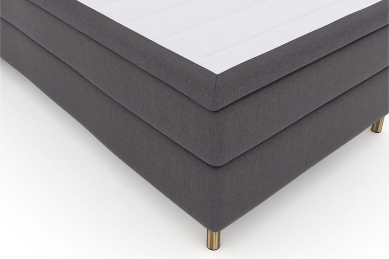 Select No 5 Kontinentalsäng 120x200 Medium Latex - Mörkgrå/Koppar - Möbler - Säng - Kontinentalsäng