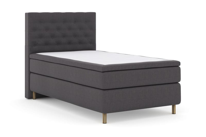 Select No 5 Kontinentalsäng 120x200 Medium Latex - Mörkgrå/Koppar - Möbler - Säng - Kontinentalsäng