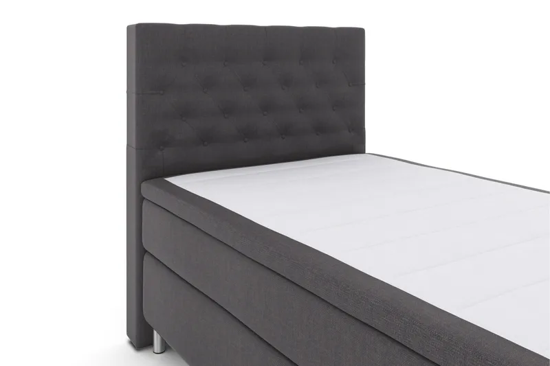 Select No 5 Kontinentalsäng 120x200 Medium Latex - Mörkgrå/Metall - Möbler - Säng - Kontinentalsäng