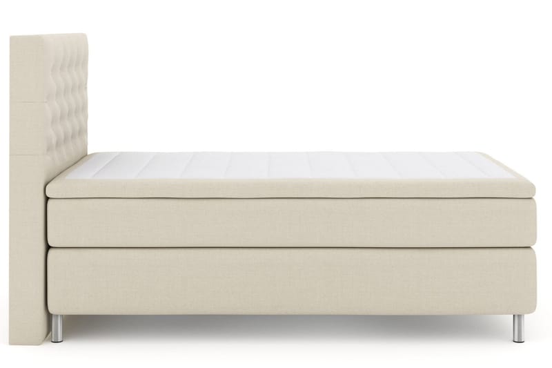 Select No 5 Kontinentalsäng 120x200 Medium Watergel, Beige/Metall