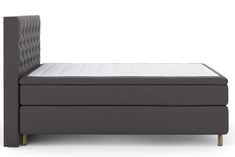 Select No 5 Kontinentalsäng 140x200 Fast Watergel - Mörkgrå/Koppar - Möbler - Säng - Kontinentalsäng