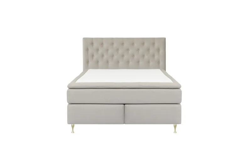 Select No 5 Kontinentalsäng 180x200 Fast Watergel, Beige/Guld