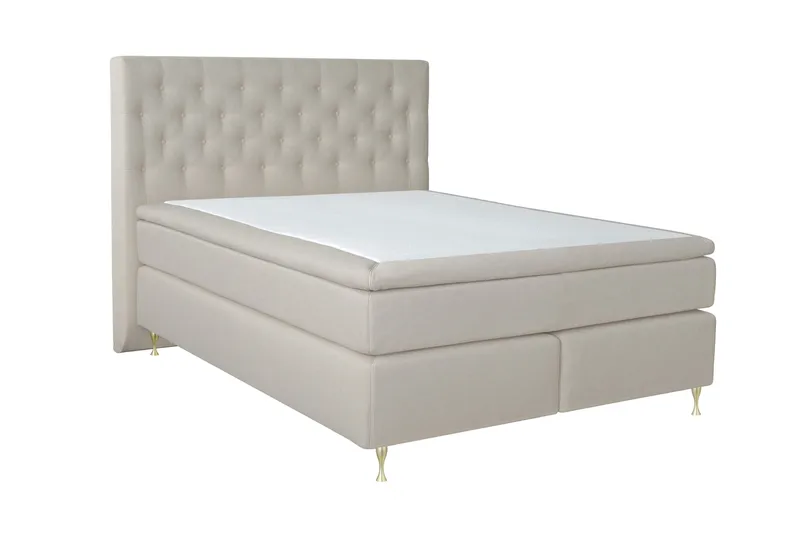 Select No 5 Kontinentalsäng 180x200 Fast Watergel - Beige/Guld - Möbler - Säng - Kontinentalsäng