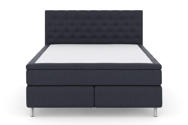 Select No 5 Kontinentalsäng 180x200 Fast Watergel, Blå/Metall