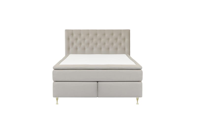 Select No 5 Kontinentalsäng 180x200 Fast/Medium Latex, Beige/Guld