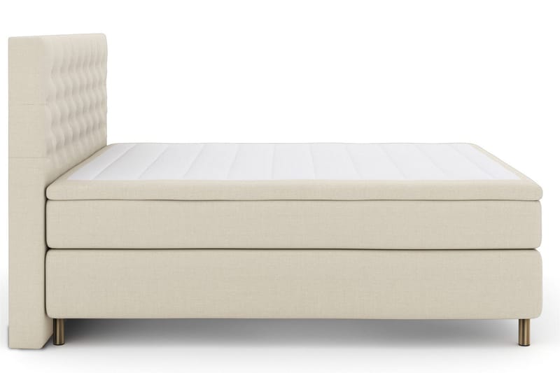 Select No 5 Kontinentalsäng 180x200 Fast/Medium Latex - Beige/Koppar - Möbler - Säng - Kontinentalsäng