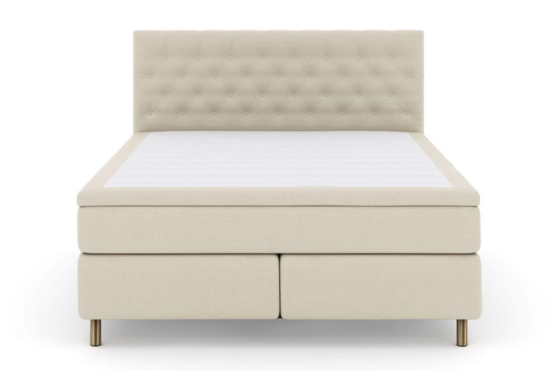 Select No 5 Kontinentalsäng 210x210 Fast Latex - Beige/Koppar - Möbler - Säng - Kontinentalsäng