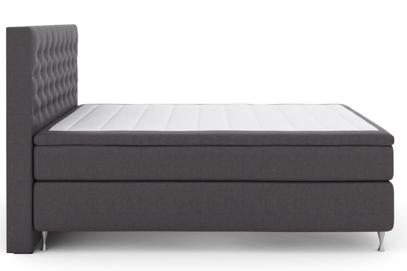 Select No 5 Kontinentalsäng 210x210 Fast Latex - Mörkgrå/Silver - Möbler - Säng - Kontinentalsäng